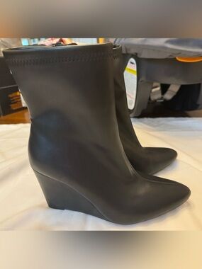 A New Day Jocelyn Wedge Ankle Boots
